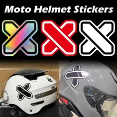X logo meditativ/lazè avek stickers son motosiklèt